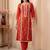 Women Ethnic Motifs Embroidered Regular Thread Work Kurta with Trousers