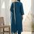 Women Ethnic Motifs Embroidered Regular Kurta with Trousers & With Dupatta