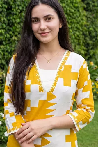 Women Printed Regular Kurta with Palazzos