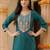 Women Ethnic Motifs Embroidered Regular Thread Work Liva Kurta with Palazzos