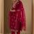 Women Ethnic Motifs Embroidered Regular Kurta with Trousers & With Dupatta