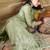 Women Floral Embroidered Regular Thread Work Kurta with Trousers