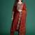 Women Ethnic Motifs Embroidered Regular Thread Work Liva Kurta with Trousers & With Dupatta
