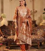 Women Ethnic Motifs Regular Kurta with Trousers & With Dupatta