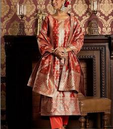 Women Ethnic Motifs Regular Kurta with Trousers & With Dupatta