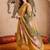 Women Embroidered Regular Thread Work Kurta with Trousers & With Dupatta