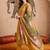Women Woven Design Regular Thread Work Kurta With Trousers & With Dupatta