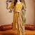 Women Woven Design Regular Thread Work Kurta With Trousers & With Dupatta
