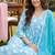Women Floral Printed Empire Pure Cotton Kurta with Trousers & With Dupatta