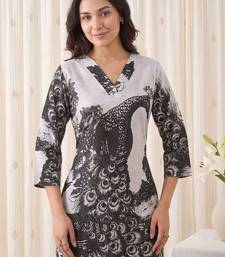 Women Ethnic Motifs Printed Regular Pure Cotton Kurta with Trousers