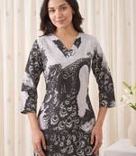 Women Ethnic Motifs Printed Regular Pure Cotton Kurta with Trousers