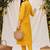 Women Leheriya Dyed Regular Kurta with Trousers