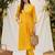 Women Leheriya Dyed Regular Kurta with Trousers