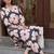 Women Floral Printed Regular Kurta with Trousers
