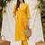 Women Leheriya Dyed Regular Kurta with Trousers