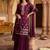 Women Ethnic Motifs Embroidered Regular Thread Work Kurta with Sharara & With Dupatta