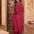 Women Ethnic Motifs Embroidered Regular Kurta with Trousers & With Dupatta