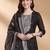 Women Ethnic Woven design Regular Thread Work Kurta With Trousers & Dupatta