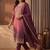 Women Ombre Dyed Regular Thread Work Kurta with Trousers & With Dupatta