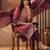 Women Ombre Dyed Regular Thread Work Kurta with Trousers & With Dupatta