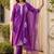 Women Ethnic Motifs Embroidered Regular Thread Work Liva Kurta with Trousers & With Dupatta