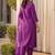 Women Ethnic Motifs Embroidered Regular Thread Work Liva Kurta with Trousers & With Dupatta