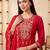 Women Ethnic Motifs Embroidered Empire Thread Work Kurta with Trousers & With Dupatta