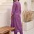 Women Ethnic Motifs Embroidered Regular Thread Work Pure Cotton Kurta with Trousers