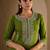 Women Ethnic Motifs Embroidered Regular Thread Work Kurta with Trousers