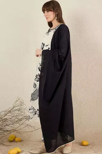 Women Floral Printed Regular Pure Cotton Kurta with Trousers & With Dupatta