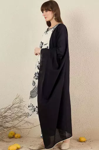 Women Floral Printed Regular Pure Cotton Kurta with Trousers & With Dupatta