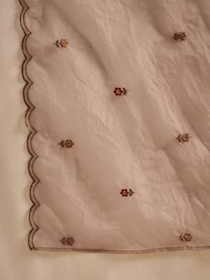 Women Ethnic Motifs Embroidered Regular Thread Work Kurta with Trousers & With Dupatta 7