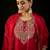Women Ethnic Motifs Embroidered Regular Sequinned Liva Kurta with Trousers & With Dupatta