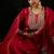 Women Ethnic Motifs Embroidered Regular Sequinned Liva Kurta with Trousers & With Dupatta