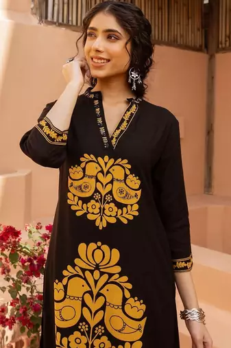 Women Ethnic Motifs Printed Regular Kurta with Palazzos