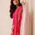 Women Ethnic Motifs Printed Regular Thread Work Chanderi Silk Kurta with Trousers & With Dupatta