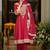 Women Ethnic Motifs Embroidered Regular Kurta with Trousers & With Dupatta