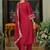 Women Ethnic Motifs Embroidered Regular Kurta with Trousers & With Dupatta