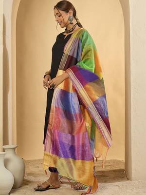 Women Regular Kurta with Palazzos & With Dupatta 1