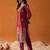 Women Ethnic Motifs Embroidered Regular Kurta with Trousers