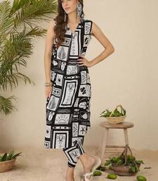 Women Printed Regular Pure Cotton Kurta with Trousers