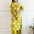 Women Printed Regular Thread Work Kurta with Palazzos