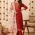 Women Floral Embroidered Regular Thread Work Kurta with Trousers & With Dupatta