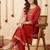 Women Floral Embroidered Regular Thread Work Kurta with Trousers & With Dupatta