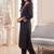 Women Ethnic Motifs Embroidered Regular Thread Work Liva Kurta with Trousers