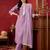 Women Regular Thread Work Kurta with Trousers & With Dupatta