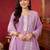 Women Regular Thread Work Kurta with Trousers & With Dupatta