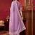 Women Regular Thread Work Kurta with Trousers & With Dupatta