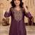 Women Ethnic Motifs Regular Thread Work Kurta with Trousers