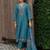 Women Floral Embroidered Regular Thread Work Kurta with Trousers & With Dupatta